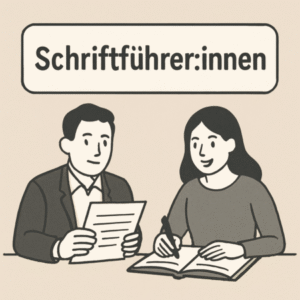 Gruppenlogo von Schriftführer:innen